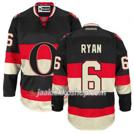 Reebok Miehille NHL Ottawa Senators Pelipaita Bobby Ryan #6 Uusi Kolmas Musta