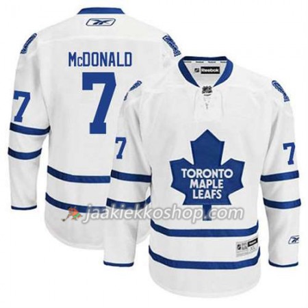 Reebok Miehille NHL Toronto Maple Leafs Pelipaita Lanny McDonald #7 Vieras Valkoinen