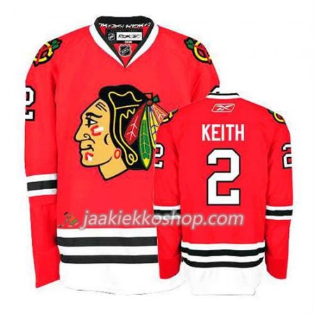 Reebok Nainen NHL Chicago Blackhawks Pelipaita Duncan Keith #2 Premier Koti Musta