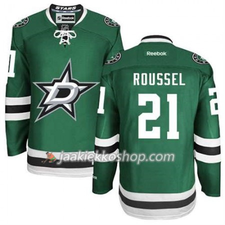 Reebok Miehille NHL Dallas Stars Pelipaita Antoine Roussel #21 Koti Musta