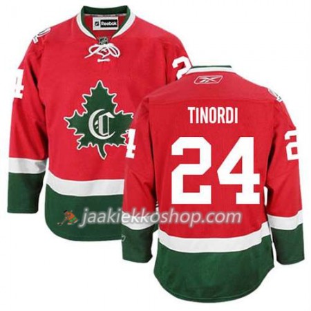 Reebok Miehille NHL Montreal Canadiens Pelipaita Jarred Tinordi #24 Kolmas Uusi Punainen