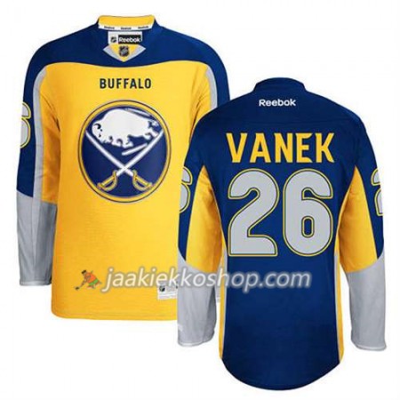 Reebok Miehille NHL Buffalo Sabres Pelipaita Thomas Vanek #26 Uusi Kolmas Kulta