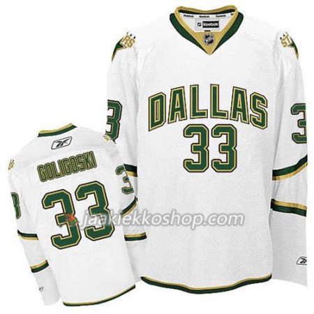 Reebok Miehille NHL Dallas Stars Pelipaita Alex Goligoski #33 Kolmas Valkoinen