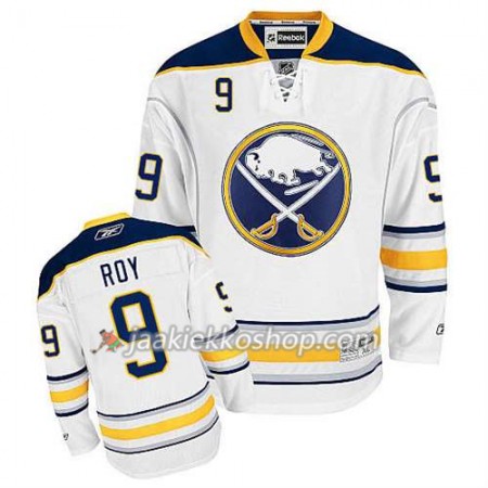 Reebok Miehille NHL Buffalo Sabres Pelipaita Derek Roy #9 Vieras Valkoinen Reebok Miehille NHL Buffalo Sabres Pelipaita Derek Roy #9 Vieras Valkoinen