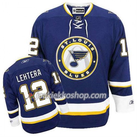 Reebok Miehille NHL St. Louis Blues Pelipaita Jori Lehtera #12 Kolmas Sininen