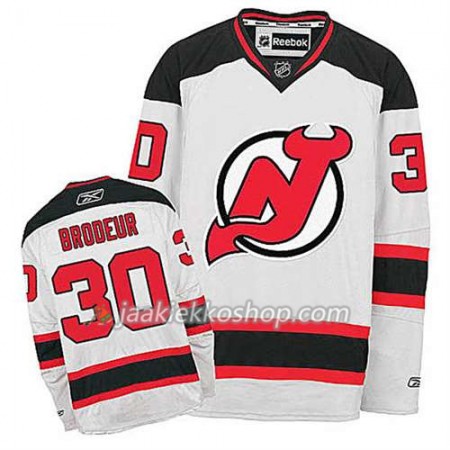Reebok Miehille NHL New Jersey Devils Pelipaita Martin Brodeur #30 Vieras Valkoinen
