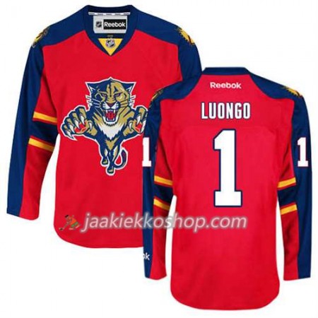 Reebok Miehille NHL Florida Panthers Pelipaita Roberto Luongo #1 Koti Punainen