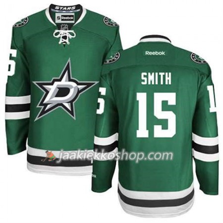 Reebok Miehille NHL Dallas Stars Pelipaita Bobby Smith #15 Koti Musta
