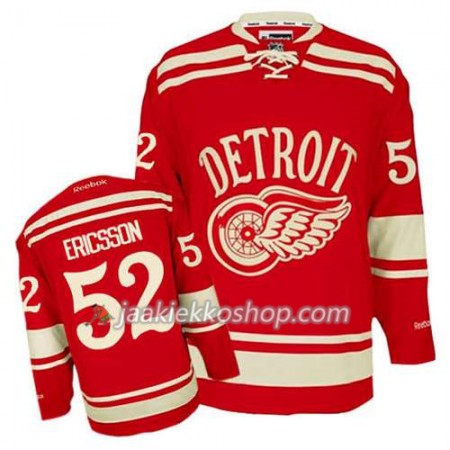 Reebok Miehille NHL Detroit Red Wings Pelipaita Jonathan Ericsson #52 2014 Winter Classic Punainen