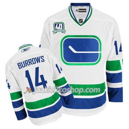 Reebok Miehille NHL Vancouver Canucks Pelipaita Alex Burrows #14 Kolmas Valkoinen