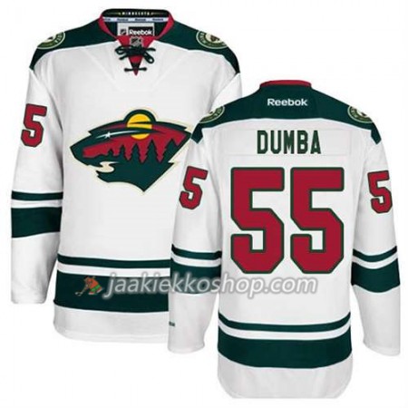 Reebok Miehille NHL Minnesota Wild Pelipaita Matt Dumba #55 Vieras Valkoinen