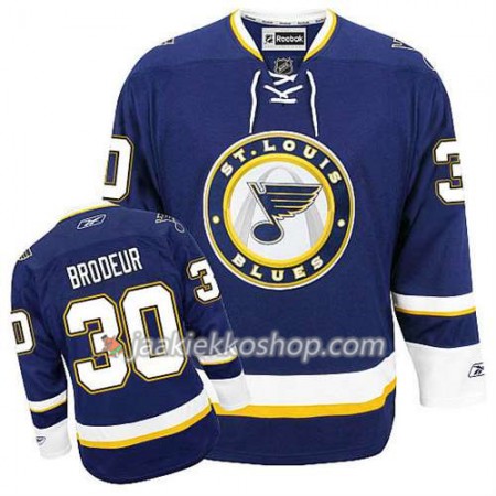 Reebok Miehille NHL St. Louis Blues Pelipaita Martin Brodeur #30 Kolmas Sininen