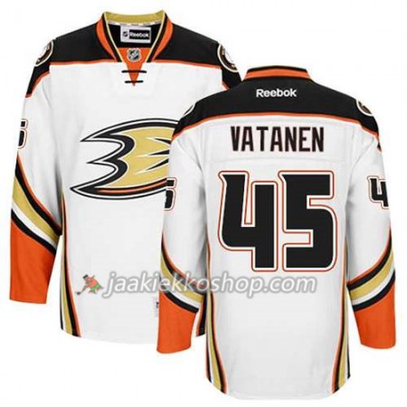 Reebok Miehille NHL Anaheim Ducks Pelipaita Sami Vatanen #45 Vieras Valkoinen