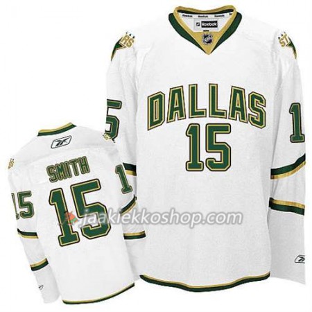 Reebok Miehille NHL Dallas Stars Pelipaita Bobby Smith #15 Kolmas Valkoinen
