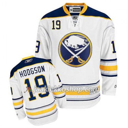 Reebok Miehille NHL Buffalo Sabres Pelipaita Cody Hodgson #19 Vieras Valkoinen