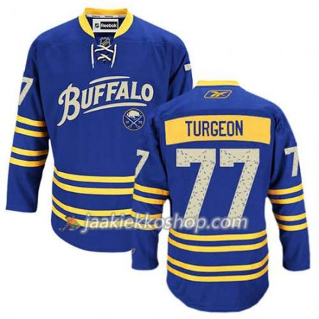 Reebok Miehille NHL Buffalo Sabres Pelipaita Pierre Turgeon #77 Kolmas Sininen