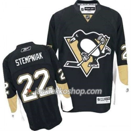 Reebok Miehille NHL Pittsburgh Penguins Pelipaita Lee Stempniak 22 Musta Koti