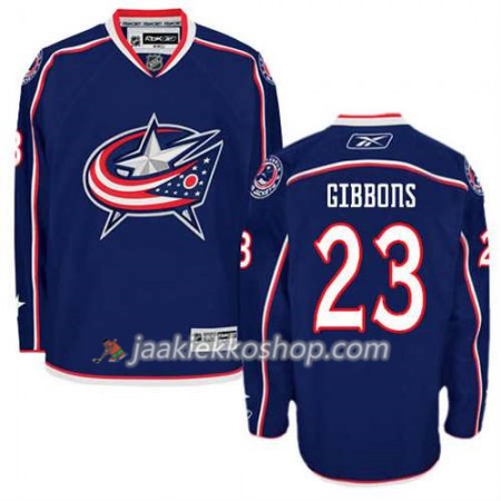 Reebok Miehille NHL Columbus Blue Jackets Pelipaita Brian Gibbons #23 Koti Sininen