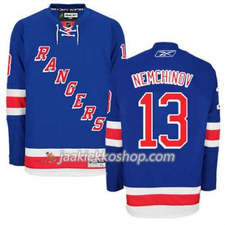 Reebok Miehille NHL New York Rangers Pelipaita Sergei Nemchinov #13 Koti Sininen