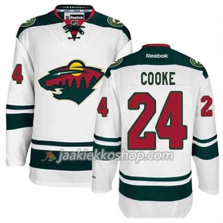 Reebok Miehille NHL Minnesota Wild Pelipaita Matt Cooke #24 Vieras Valkoinen