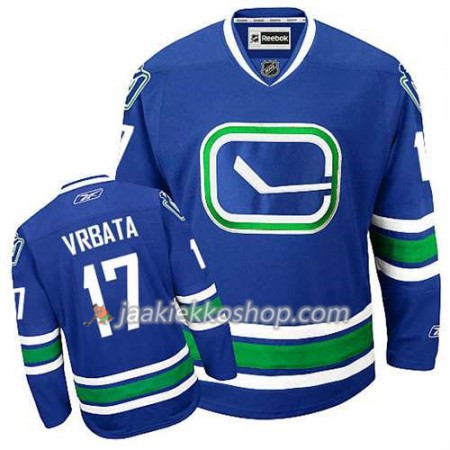 Reebok Miehille NHL Vancouver Canucks Pelipaita Radim Vrbata #17 Uusi Kolmas Sininen