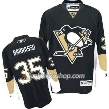 Reebok Miehille NHL Pittsburgh Penguins Pelipaita Tom Barrasso 35 Musta Koti