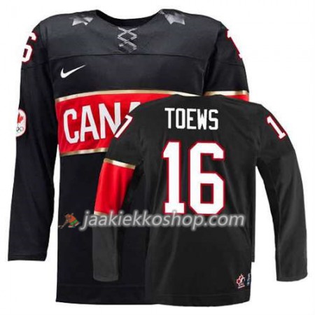 Reebok Nainen NHL Premier Kanada Team Pelipaita Jonathan Toews #16 Kolmas Musta Paita
