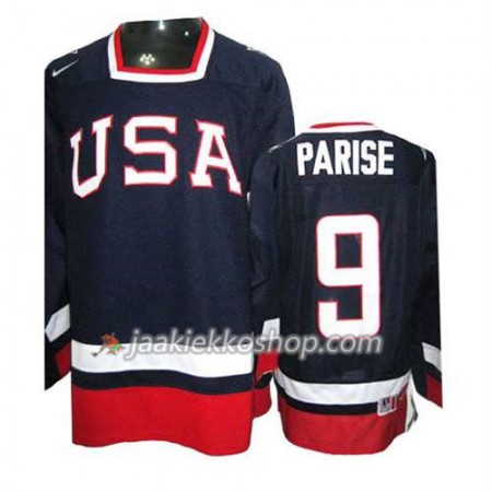 Reebok Miehille NHL Premier Olympic-USA Team Pelipaita Zach Parise #9 Paita
