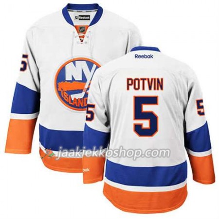 Reebok Miehille NHL New York Islanders Pelipaita Denis Potvin #5 Vieras Valkoinen