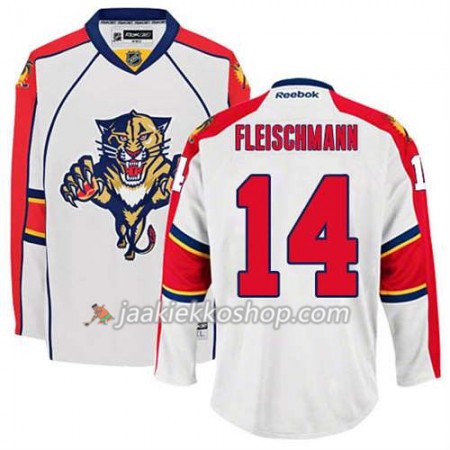 Reebok Miehille NHL Florida Panthers Pelipaita Tomas Fleischmann #14 Vieras Valkoinen Reebok Miehille NHL Florida Panthers Pelipaita Tomas Fleischmann #14 Vieras Valkoinen