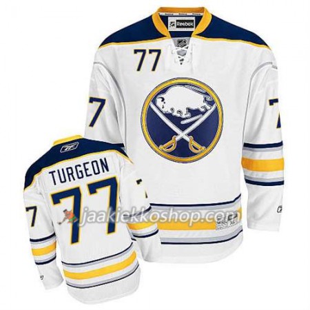 Reebok Miehille NHL Buffalo Sabres Pelipaita Pierre Turgeon #77 Vieras Valkoinen