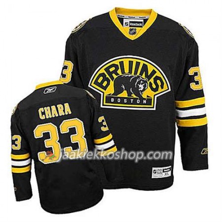 Reebok Miehille NHL Boston Bruins Pelipaita Zdeno Chara #33 Kolmas Musta