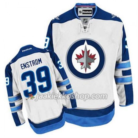 Reebok Miehille NHL Winnipeg Jets Pelipaita Tobias Enstrom #39 Vieras Valkoinen