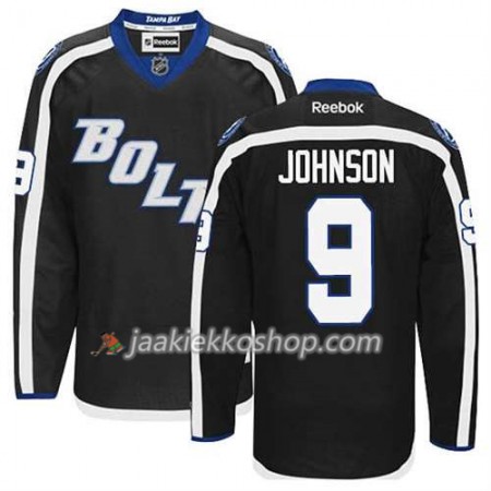Reebok Miehille NHL Tampa Bay Lightning Pelipaita Tyler Johnson #9 Kolmas Musta Reebok Miehille NHL Tampa Bay Lightning Pelipaita Tyler Johnson #9 Kolmas Musta