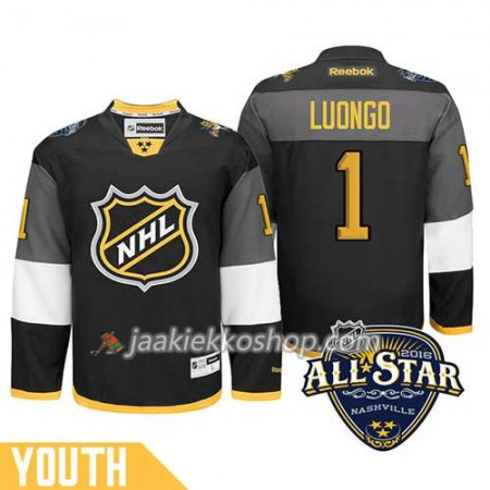 Lapsille NHL 2016 All Star Premier-Florida Panthers Pelipaita Roberto Luongo #1 Musta Paita Lapsille NHL 2016 All Star Premier-Florida Panthers Pelipaita Roberto Luongo #1 Musta Paita