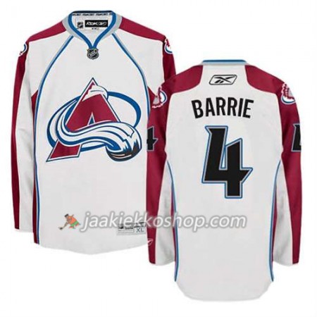Reebok Miehille NHL Colorado Avalanche Pelipaita Tyson Barrie #4 Vieras Valkoinen