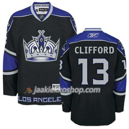 Reebok Miehille NHL Los Angeles Kings Pelipaita Kyle Clifford #13 Kolmas Musta
