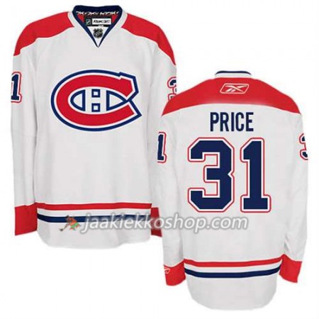 Reebok Miehille NHL Montreal Canadiens Pelipaita Carey Price #31 Vieras Valkoinen