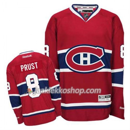 Reebok Miehille NHL Montreal Canadiens Pelipaita Brandon Prust #8 Koti Punainen
