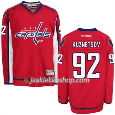 Reebok Miehille NHL Washington Capitals Pelipaita Evgeny Kuznetsov #92 Premier Koti Punainen