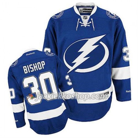 Reebok Miehille NHL Tampa Bay Lightning Pelipaita Ben Bishop #30 Koti Sininen