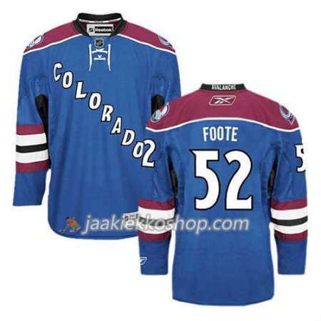 Reebok Miehille NHL Colorado Avalanche Pelipaita Adam Foote #52 Kolmas Sininen
