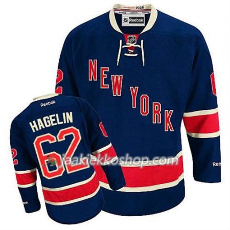 Reebok Miehille NHL New York Rangers Pelipaita Carl Hagelin #62 Kolmas Sininen