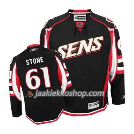 Reebok Miehille NHL Ottawa Senators Pelipaita Mark Stone #61 Kolmas Musta