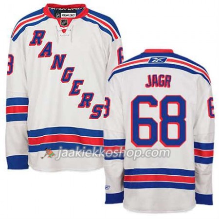 Reebok Miehille NHL New York Rangers Pelipaita Jaromir Jagr #68 Vieras Valkoinen