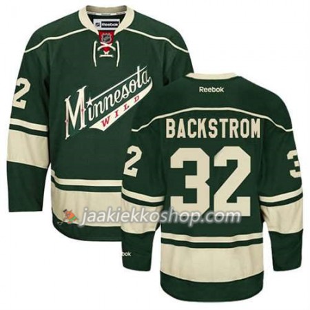 Reebok Miehille NHL Minnesota Wild Pelipaita Niklas Backstrom #32 Kolmas Vihreä