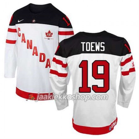 Lapsille NHL Premier Kanada Team Pelipaita Jonathan Toews #19 100th Anniversary Valkoinen Paita