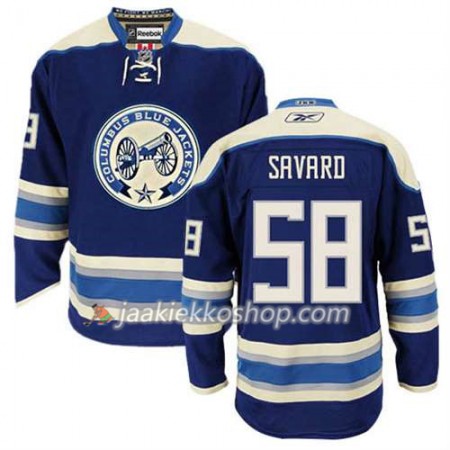 Reebok Miehille NHL Columbus Blue Jackets Pelipaita David Savard #58 Kolmas Sininen