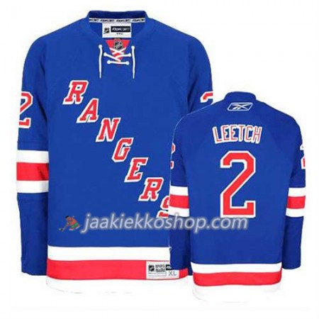 Reebok Miehille NHL New York Rangers Pelipaita Brian Leetch #2 Koti Sininen