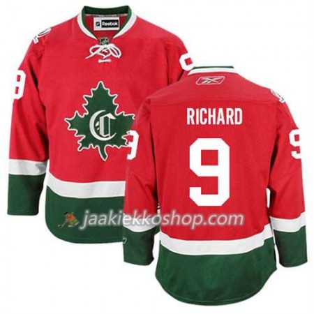 Reebok Miehille NHL Montreal Canadiens Pelipaita Maurice Richard #9 Kolmas Uusi Punainen